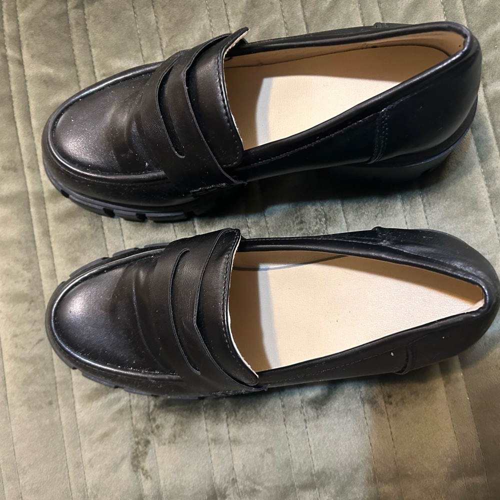 Classic Black Loafers for Women